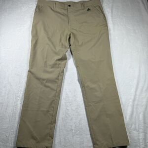 Adidas‎ Golf Pants Regular Fit 40x32 Straight Leg Moisture Wicking Logo